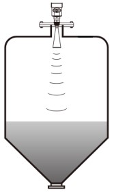 雷達(dá)物位計(jì)錐形罐安裝示意圖