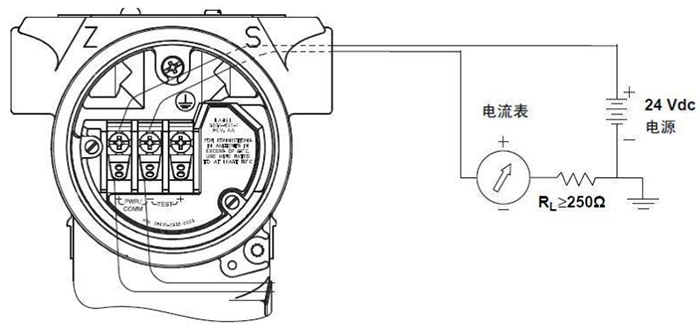磁致伸縮汽包液位計(jì)端子接線圖