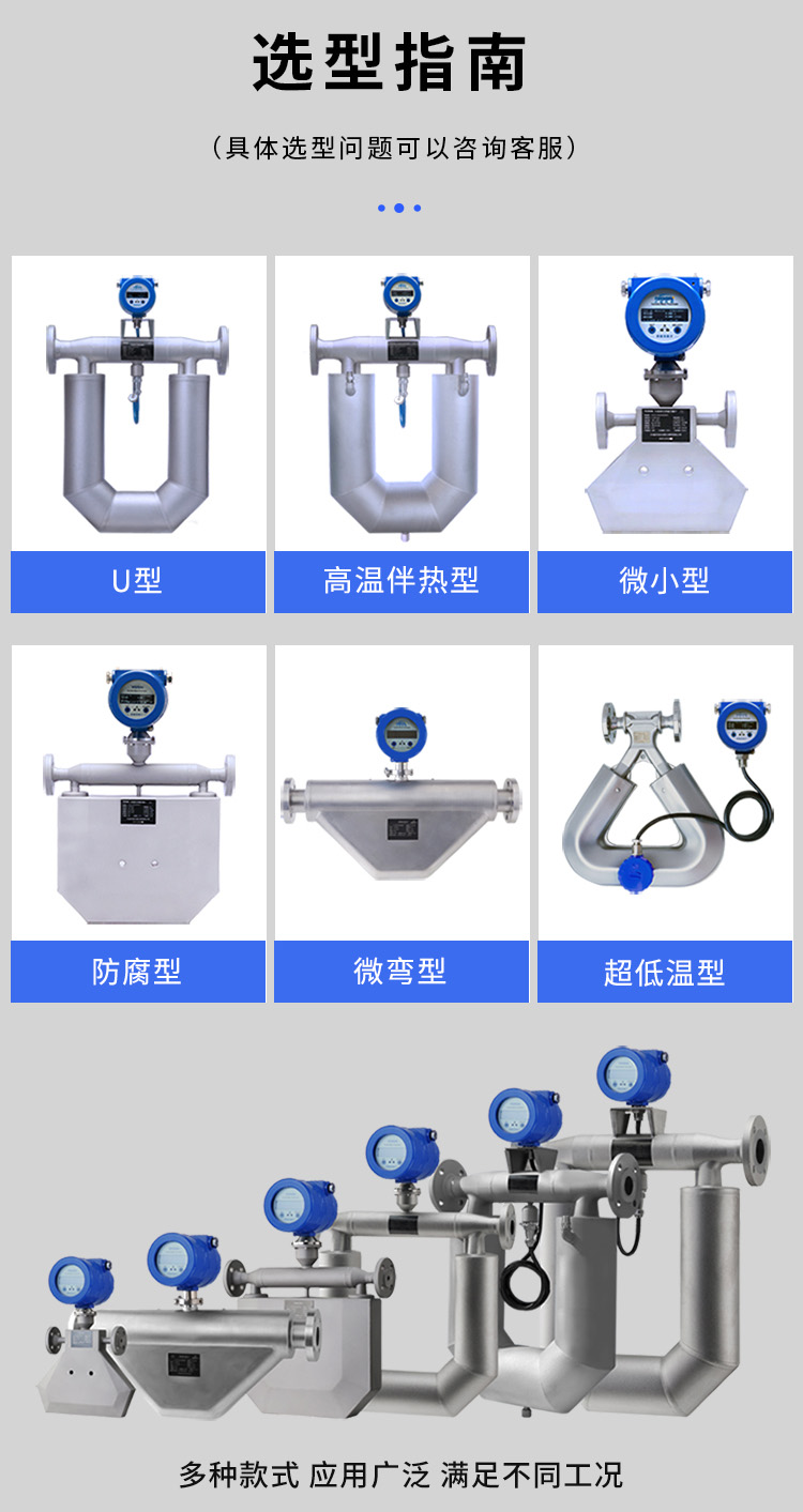 二氧化碳質(zhì)量流量計產(chǎn)品分類圖